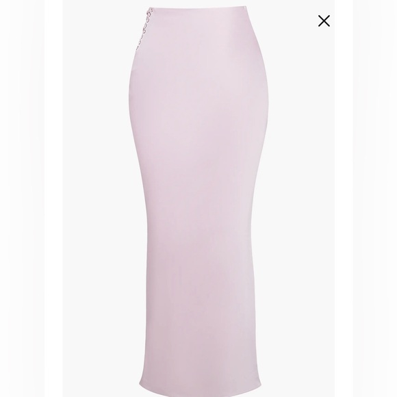 House of CB SET Giuliana Stretch Satin Maxi Skirt & Georgie Mesh Corset - Picture 4 of 4